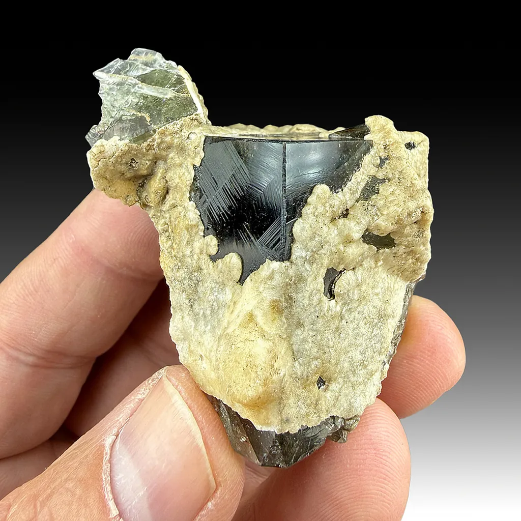 Fluorite with Aragonite image