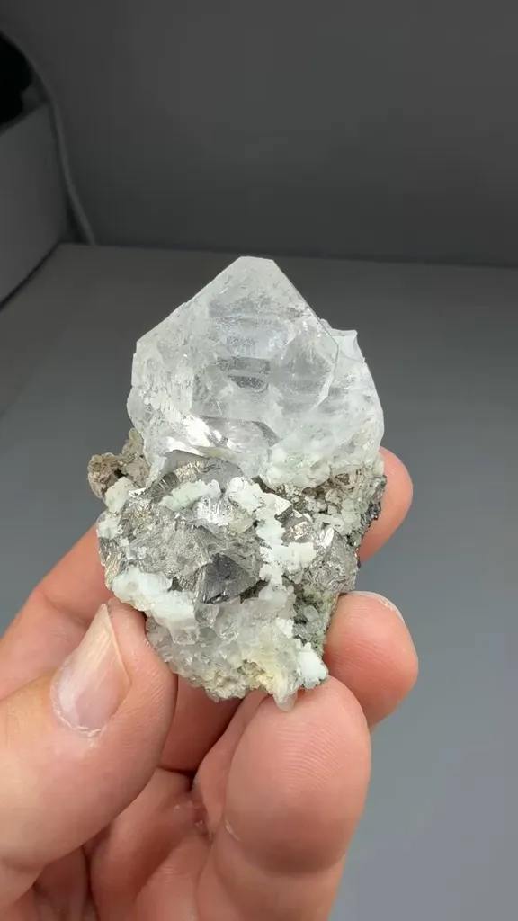 Fluorite with Arsenopyrite - image 2