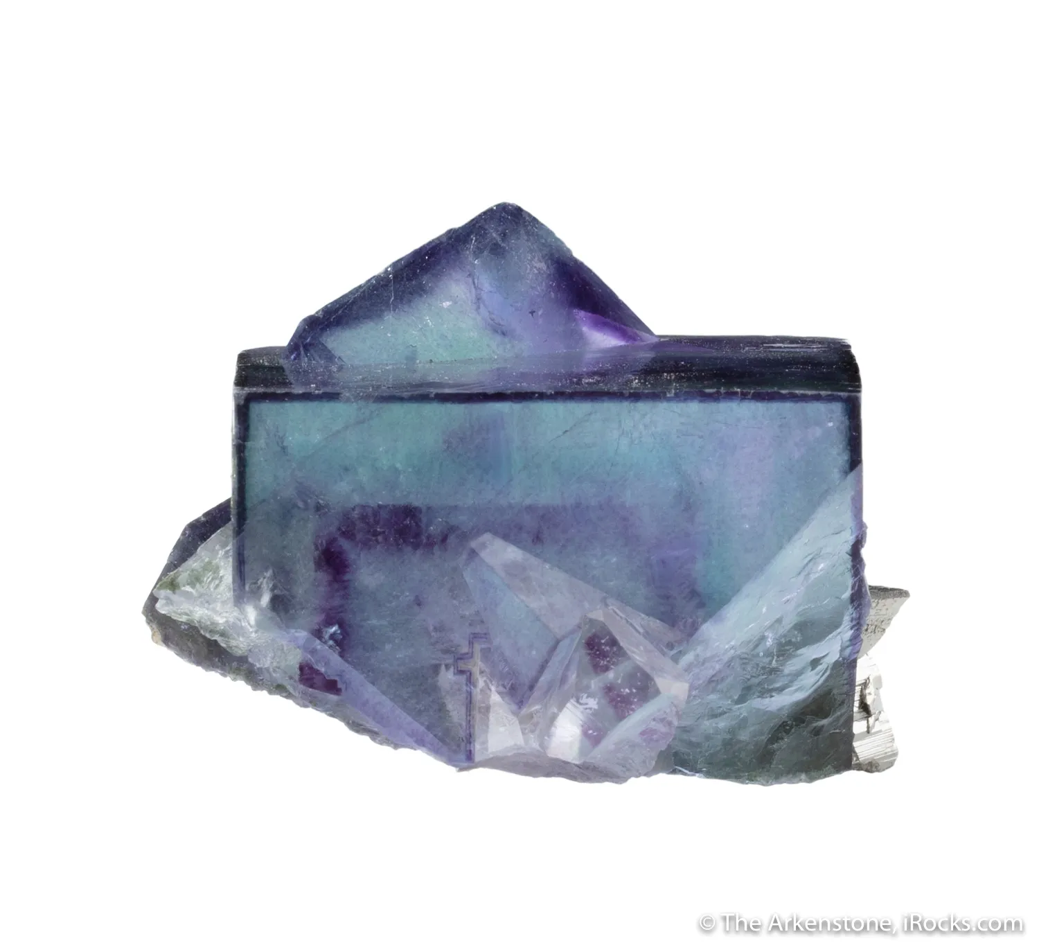 Fluorite with Arsenopyrite - image 3