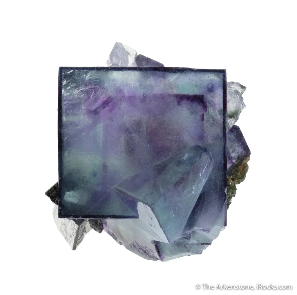 Fluorite with Arsenopyrite image