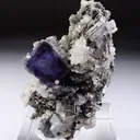 Fluorite with Arsenopyrite and Fluorapatites - image 2