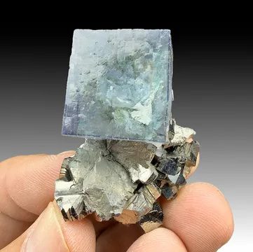Fluorite with Arsenopyrite