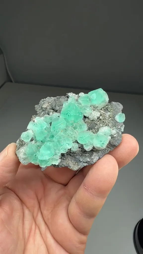Fluorite with Arsenopyrite, Sphalerite - image 2
