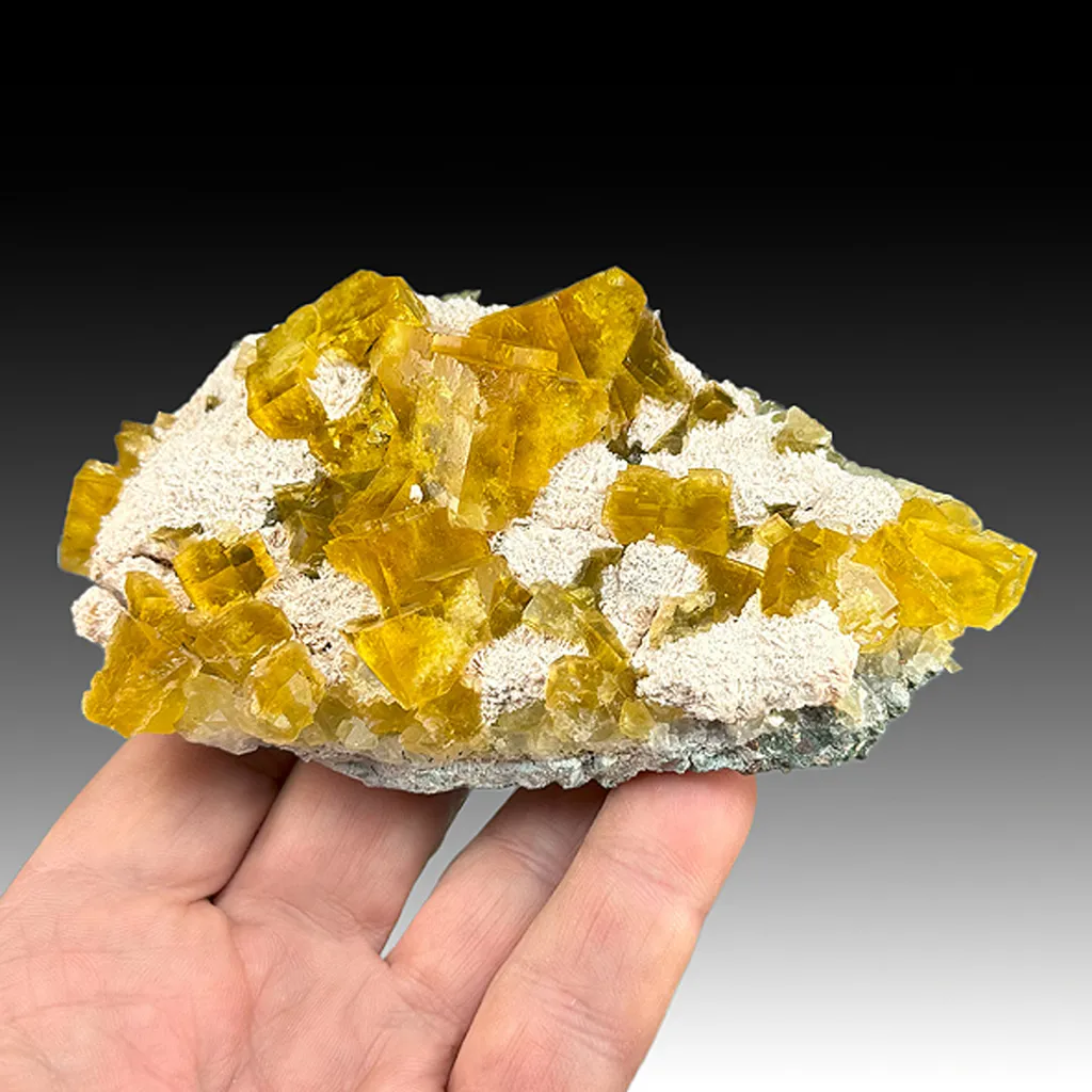 Fluorite with Barite image