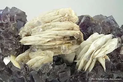 Fluorite With Barite - image 4