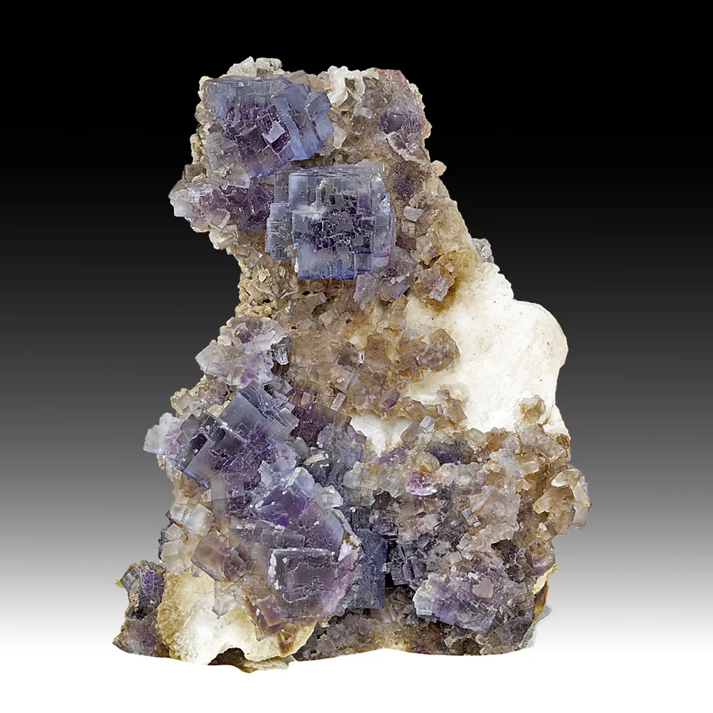 Fluorite with Barite image