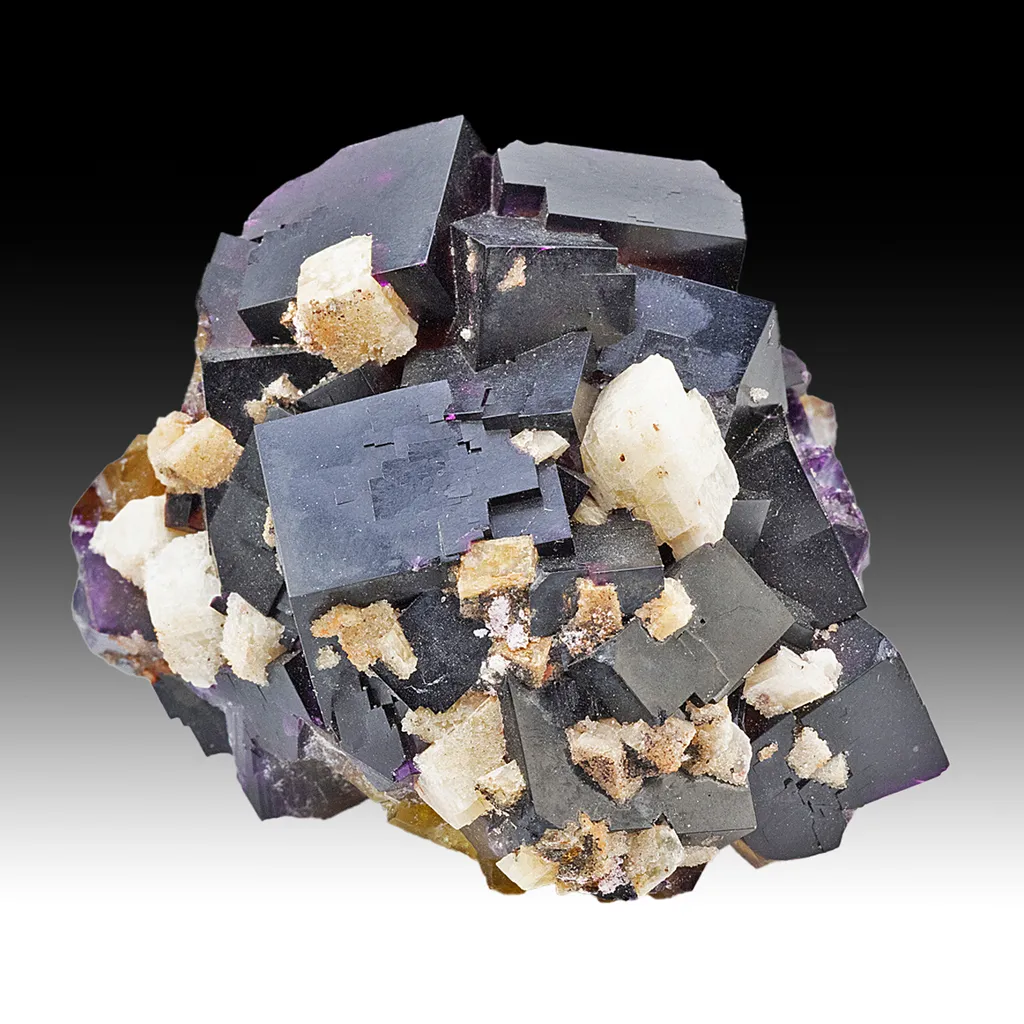 Fluorite with Barite image