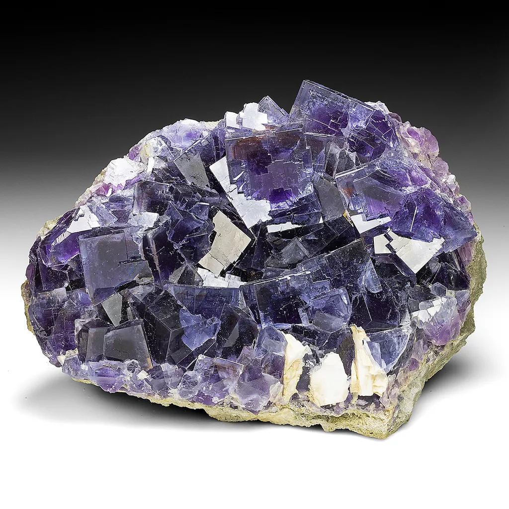 Fluorite with Barite image