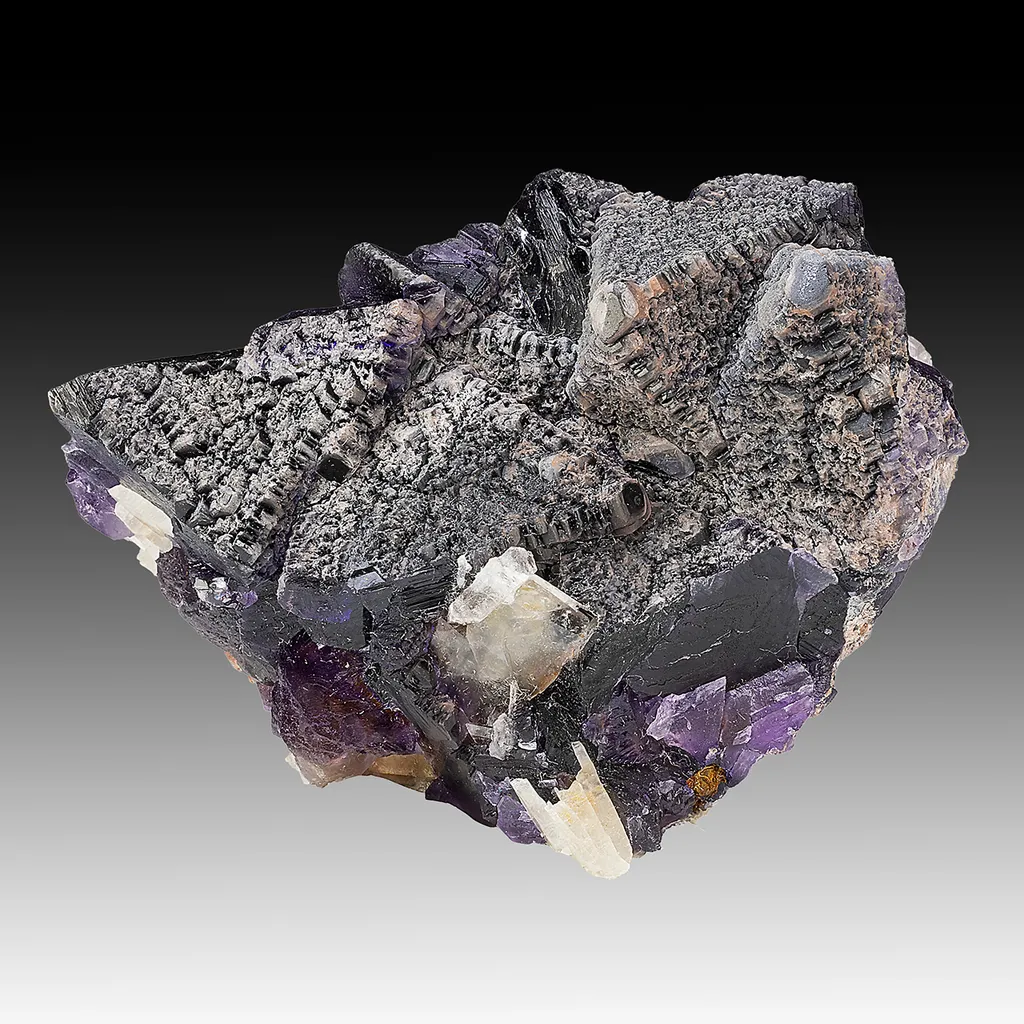 Fluorite with Barite image