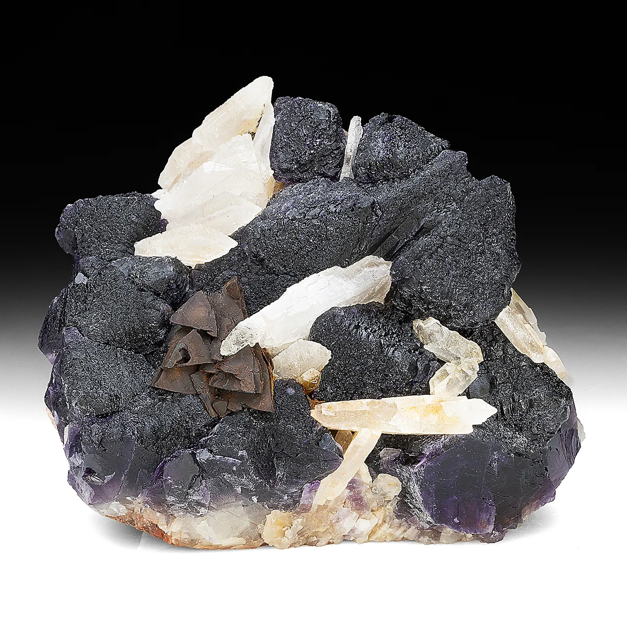 Fluorite with Barite - image 1