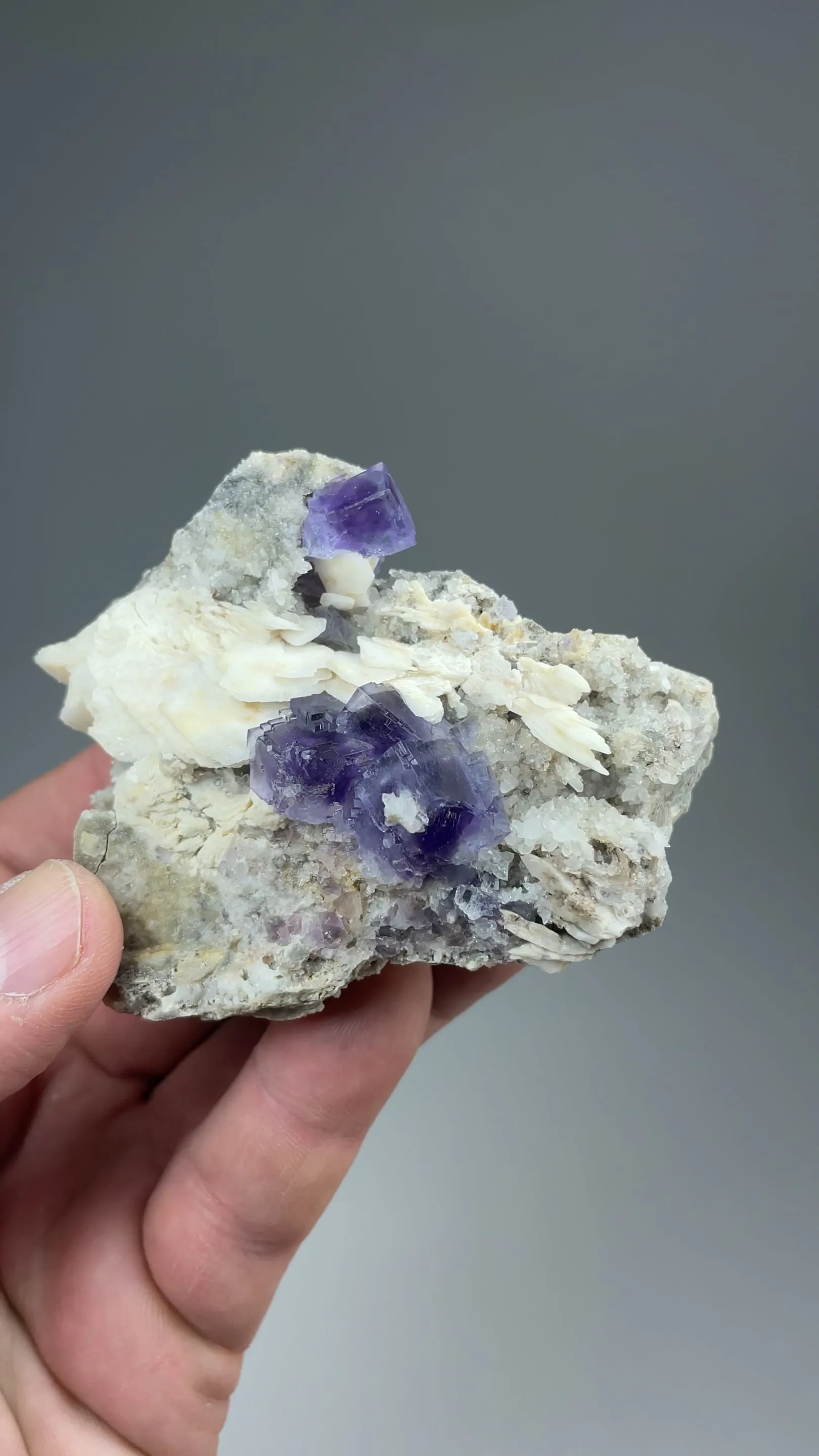 Fluorite with Barite - image 2