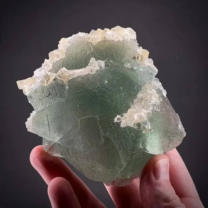 Fluorite with Barite image
