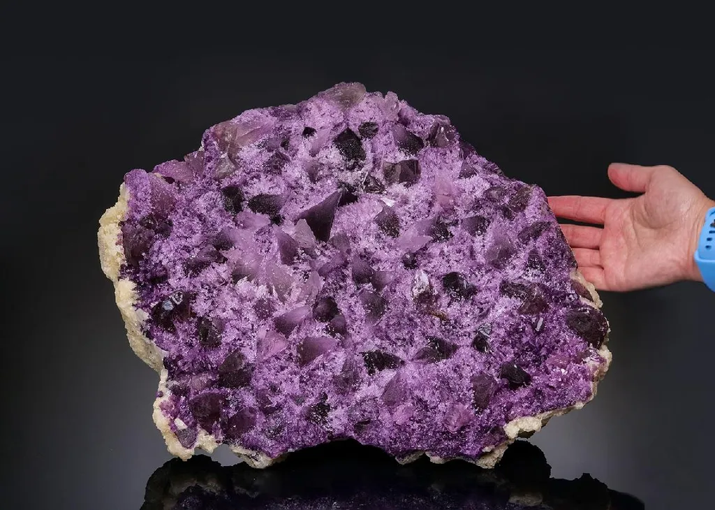 Fluorite with Barite image