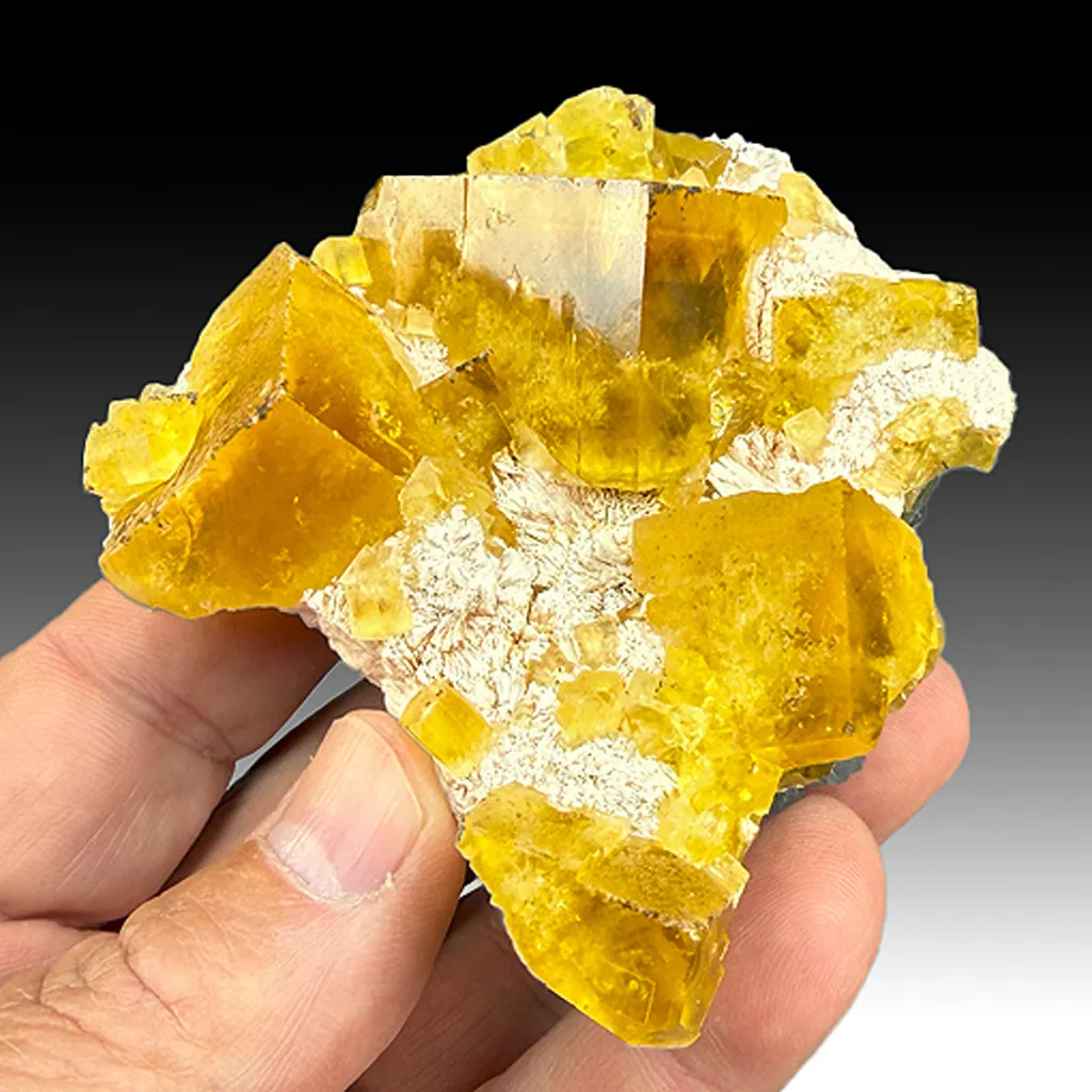 Fluorite with Barite image