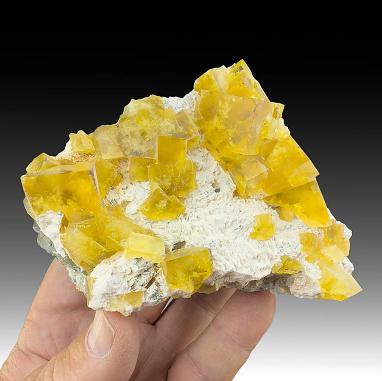 Fluorite with Barite - image 1