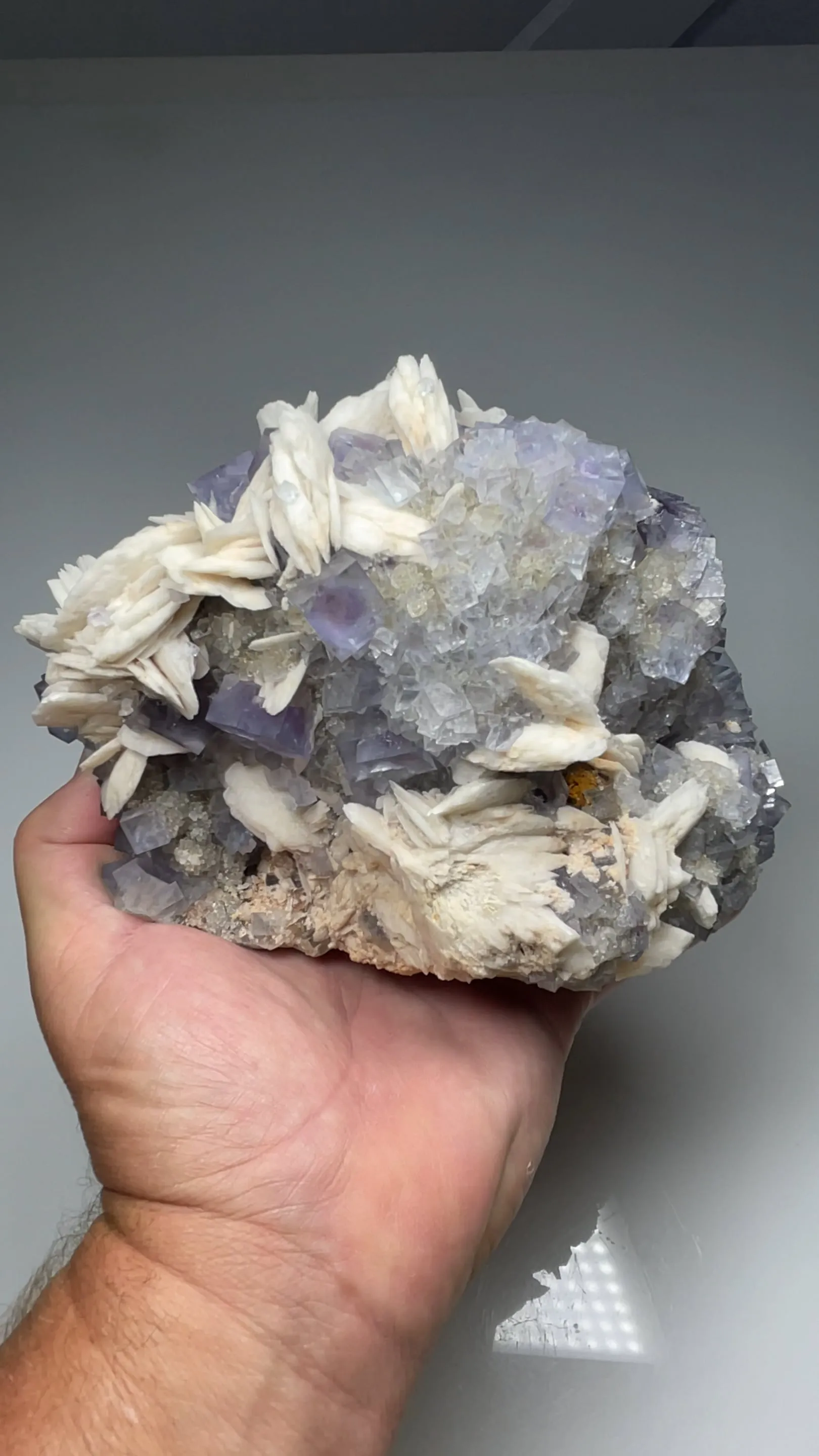 Fluorite with Barite - image 2