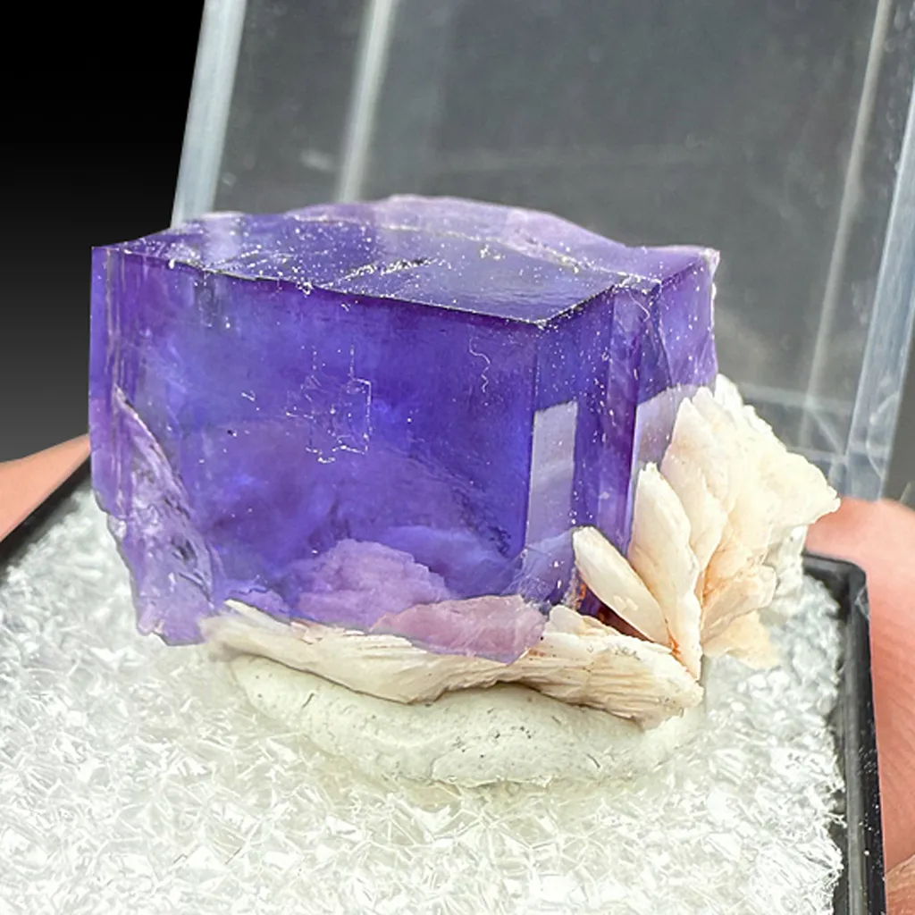 Fluorite with Barite image