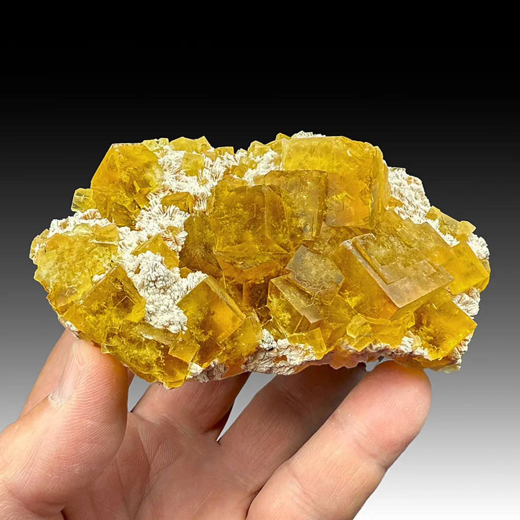 Fluorite with Barite image