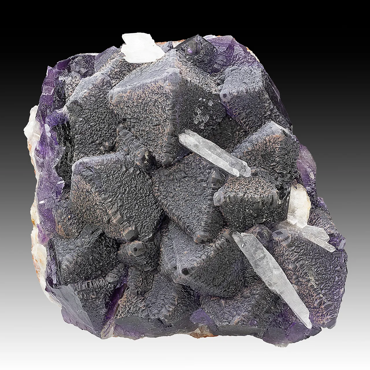 Fluorite with Barite - image 1