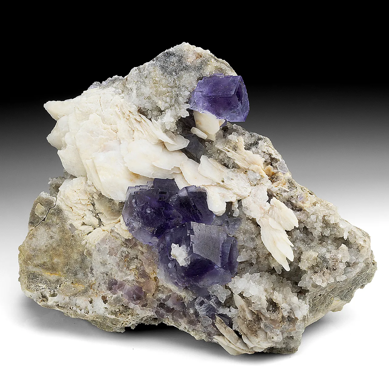 Fluorite with Barite - image 1