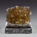 Fluorite with Barite  and Chalcopyrite  (Ross Lillie RCL #1197) - image 1
