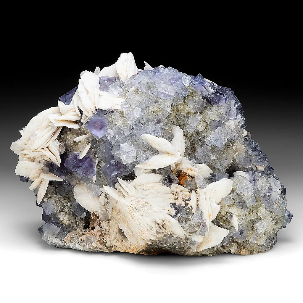 Fluorite with Barite image