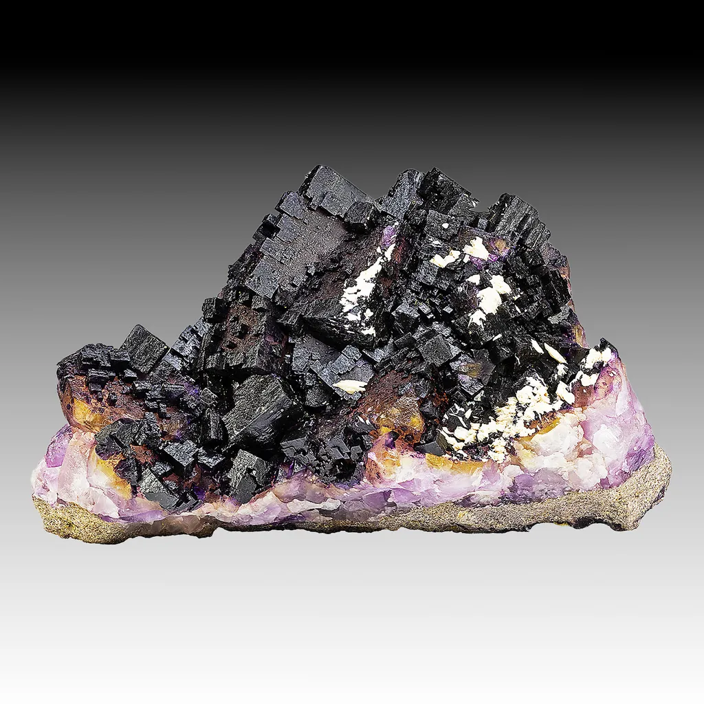 Fluorite with Barite image