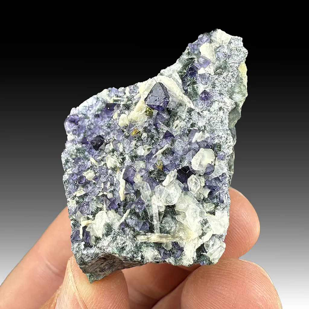 Fluorite with Barite image