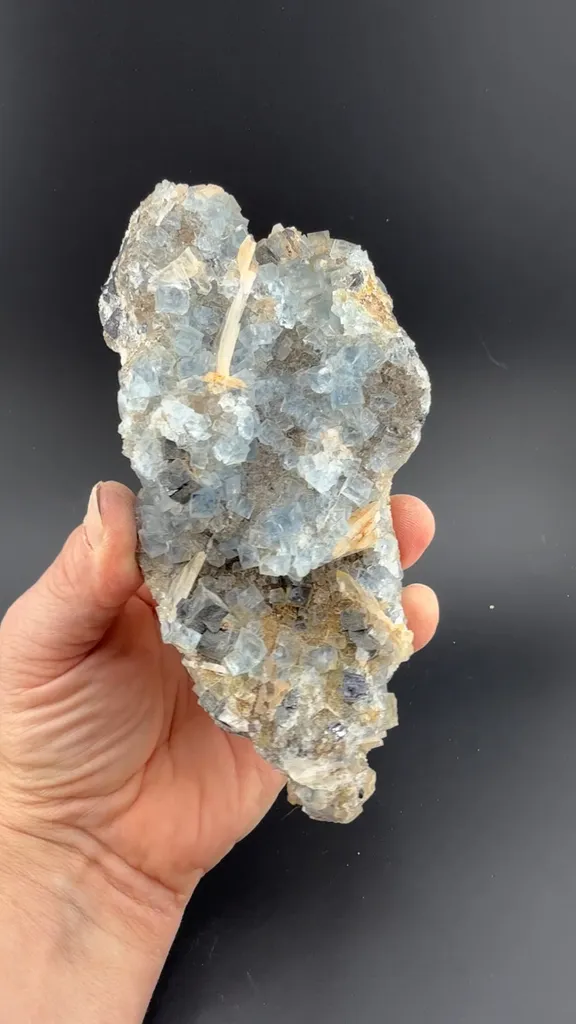 Fluorite with Barite image