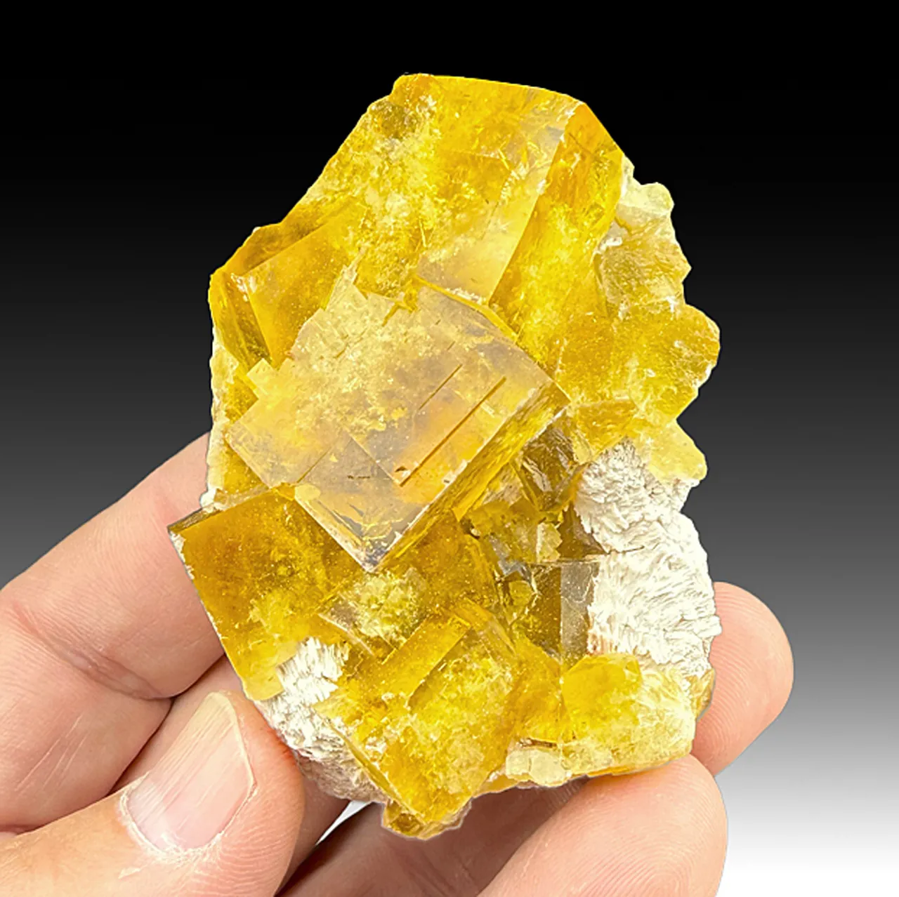 Fluorite with Barite - image 1