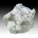 Fluorite with Barite, Calcite - image 1