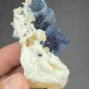 Fluorite with Barite, Calcite - image 2