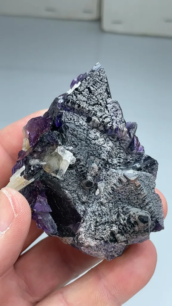 Fluorite with Barite - image 2