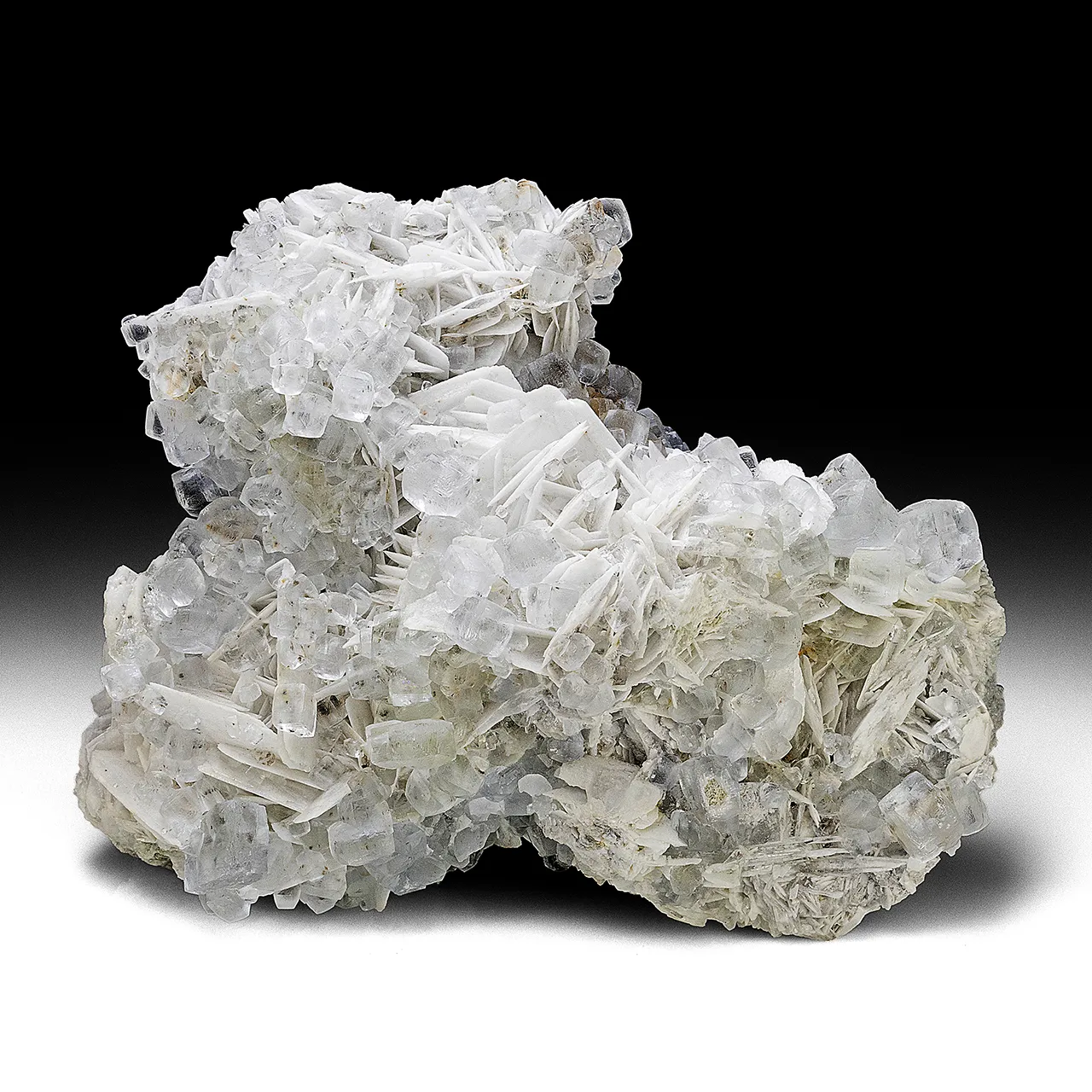 Fluorite with Barite, Chalcopyrite - image 1