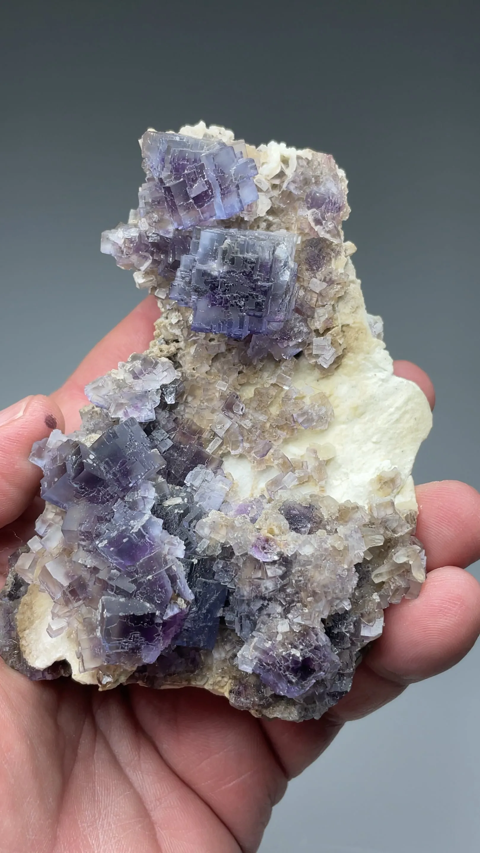 Fluorite with Barite - image 2