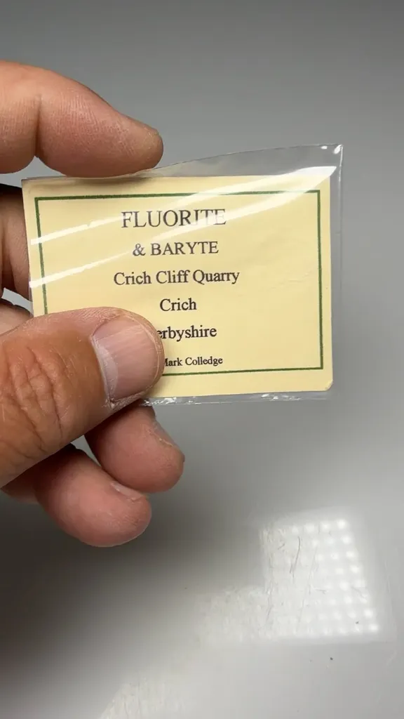 Fluorite with Barite - image 2