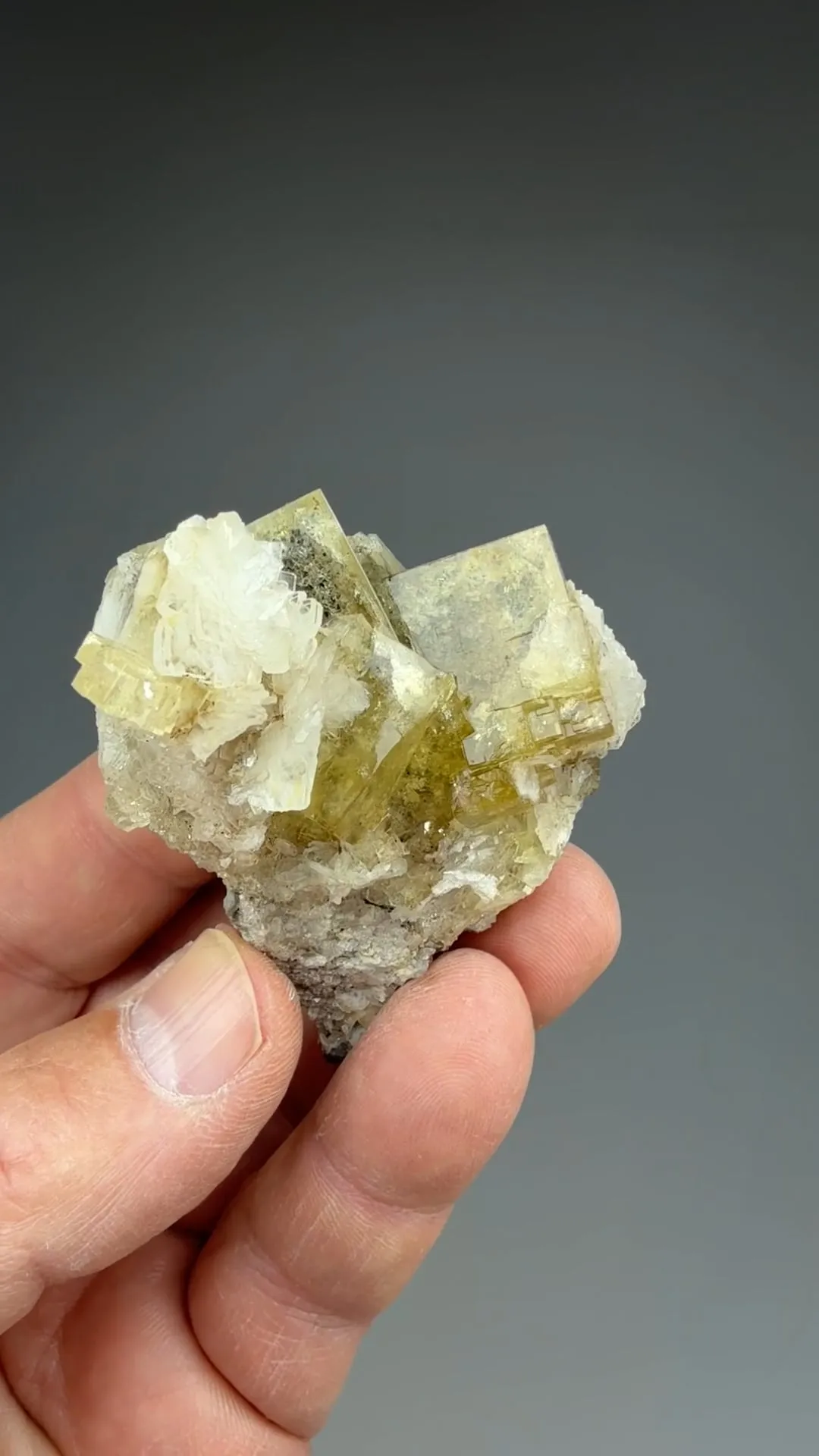 Fluorite with Barite - image 2