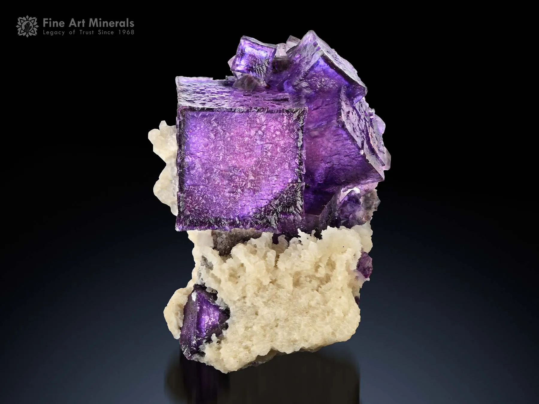 Fluorite with Barite from USA - image 2