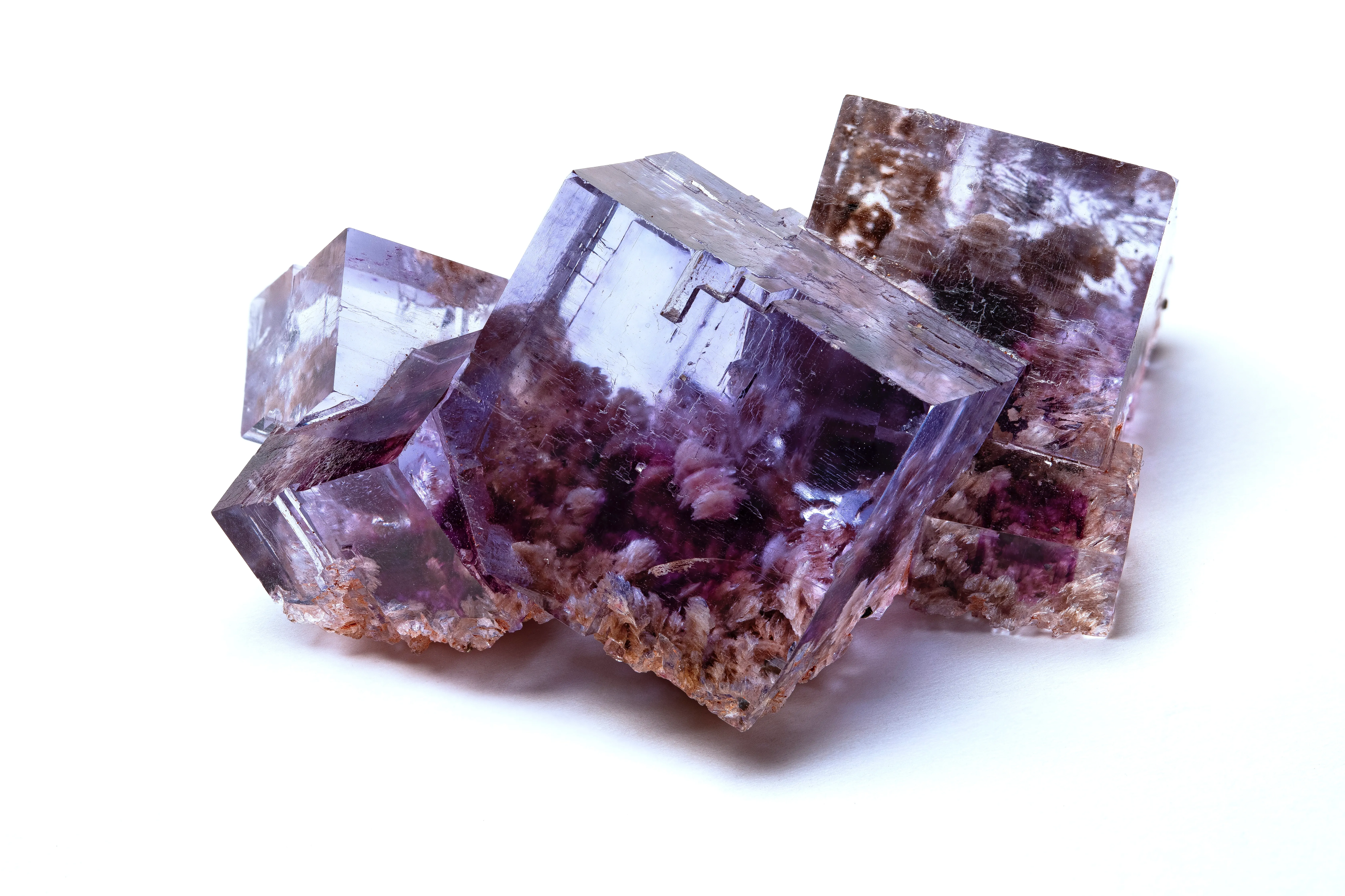Fluorite with Barite inclusions - image 2