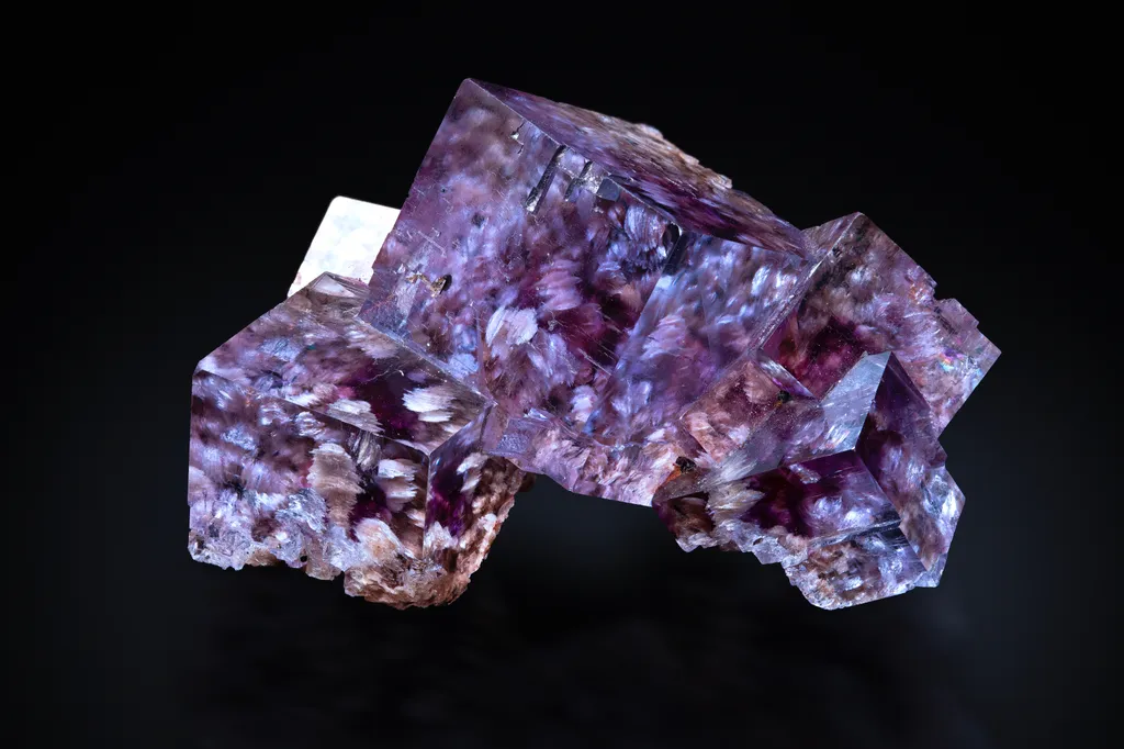 Fluorite with Barite inclusions image