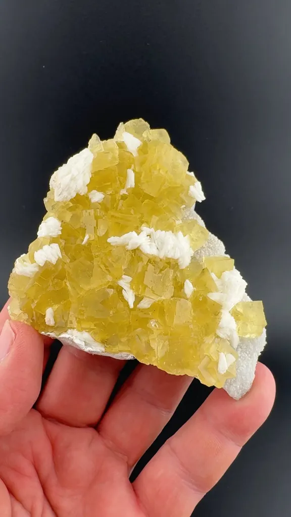 Fluorite with Barite (OTH-0049) image