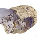 Fluorite with Barite (Petroleum-stained) - image 4