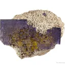 Fluorite with Barite (Petroleum-stained) - image 3