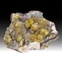 Fluorite with Barite, Quartz - image 1