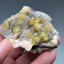 Fluorite with Barite, Quartz - image 2