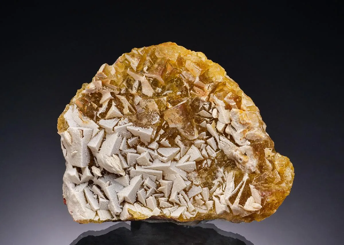 FLUORITE with BARYTE - image 1