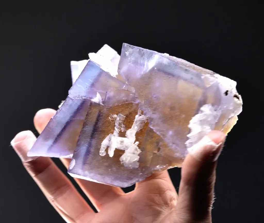 Fluorite with Baryte - image 2