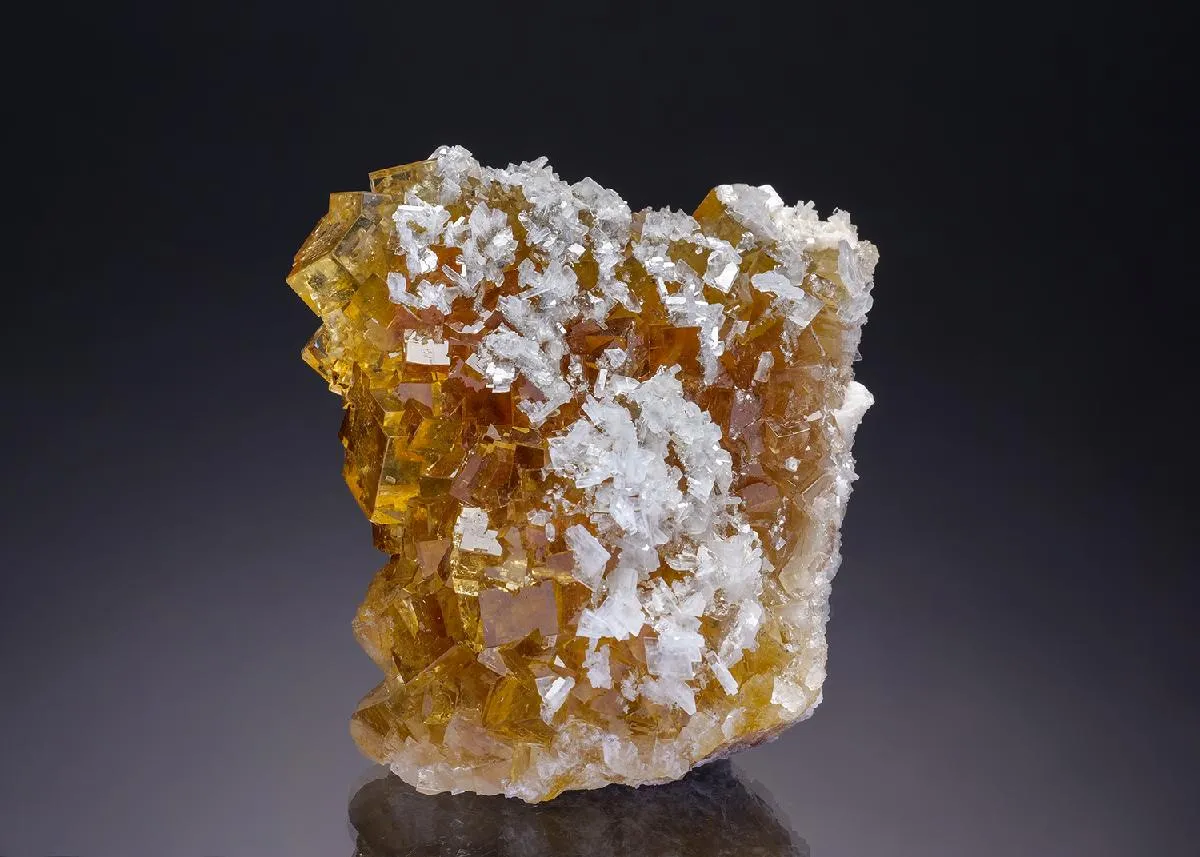 Fluorite with Baryte - image 1