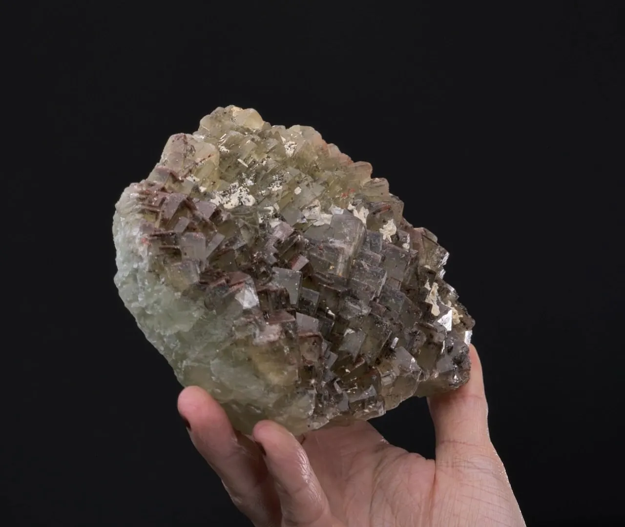 Fluorite with Baryte and Pyrite - image 2