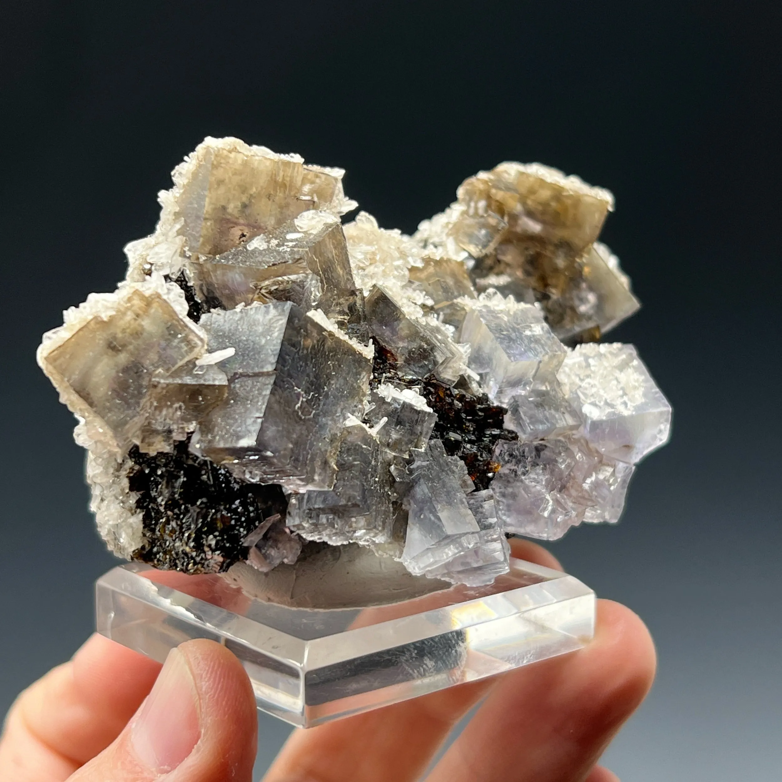 Fluorite with Baryte and Sphalerite - image 3